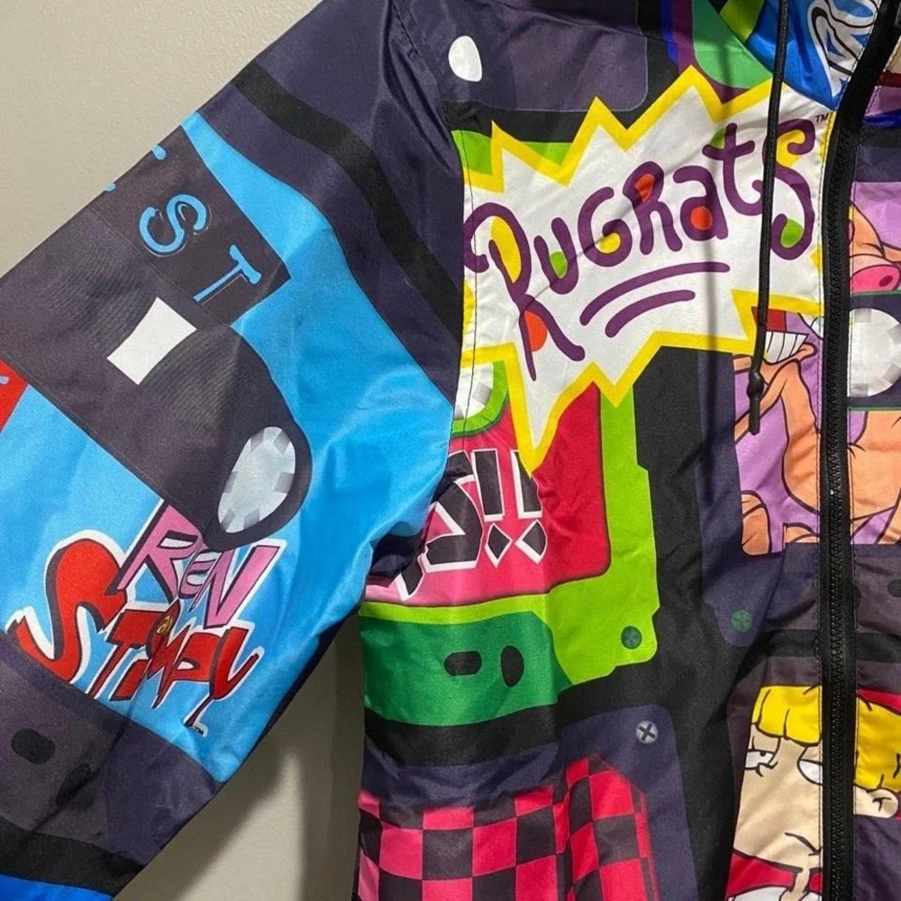 🦖NWT🦖Nickelodeon Rugrats/Reptar Members‎ Only Jacket - Men's Medium